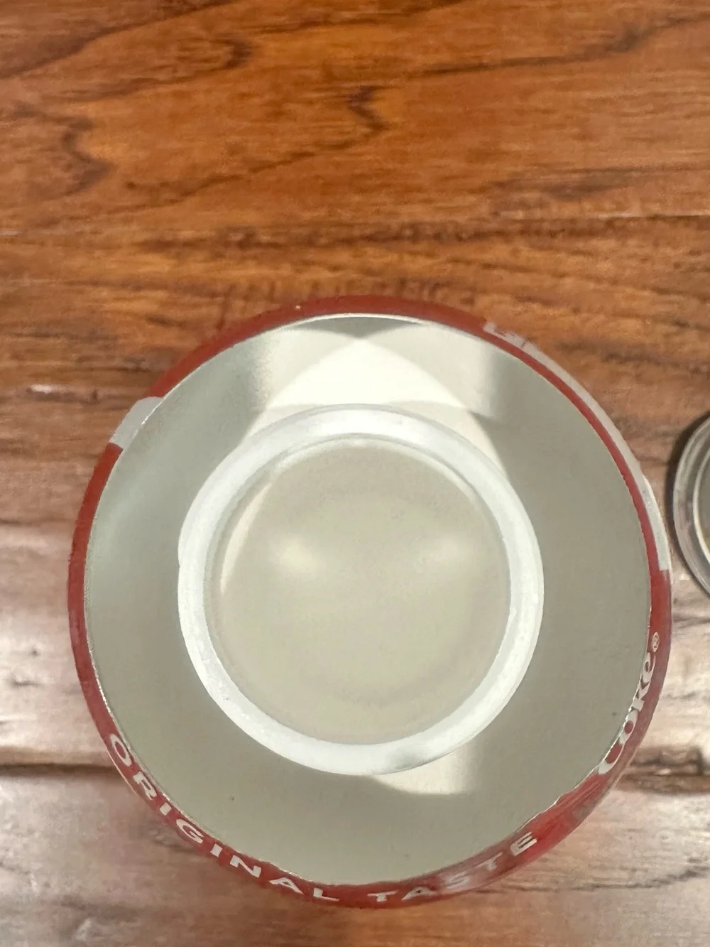 Coca-Cola Red Stash Can with White Script Logo